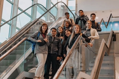 Viajan a China los estudiantes de las escuelas que se destacaron en la FNE 2019