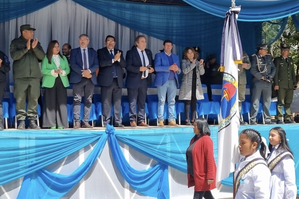 El Vicegobernador de Jujuy participó de los festejos por el 117 Aniversario de La Quiaca