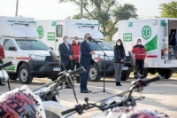 Ambulancias y equipamiento para fortalecer el sistema sanitario