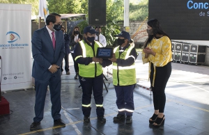 Concejales homenajearon a mujeres que trabajaron en pandemia