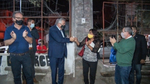 Se inaugur&oacute; obra de iluminaci&oacute;n en Barrio La Merced de Capital