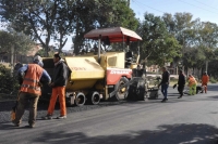 El municipio capitalino repavimenta la calle Cha&ntilde;i