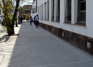 Culminaron obras de nuevas veredas del Hospital Pablo Soria