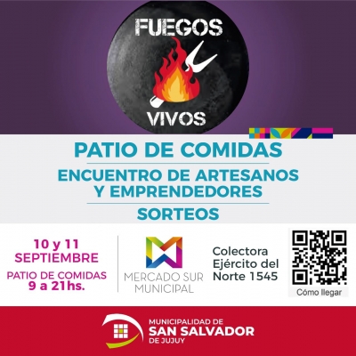 "Fuegos vivos" en el Mercado Sur
