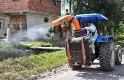 Tareas de fumigaci&oacute;n fortalecen la lucha contra el brote de dengue en San Salvador de Jujuy