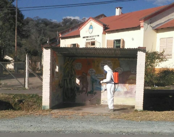 Realizan desinfecciones en sectores de Reyes