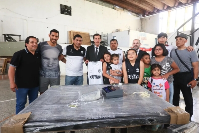Aporte del gobierno para el Club Cuyaya