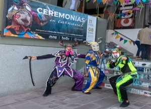 Muestra de arte . Ceremonias en Carnaval