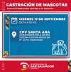 Entregan turnos para castraci&oacute;n de mascotas