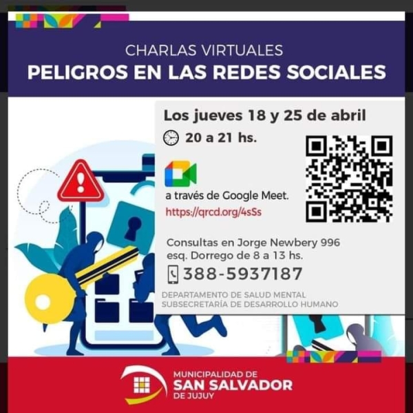 Charlas virtuales sobre seguridad en internet
