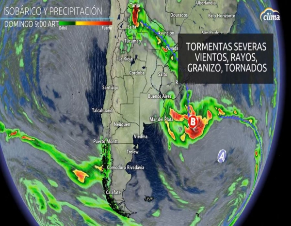 Fin de semana de tormentas en Jujuy, que pueden ser severas