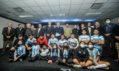 Morales present&oacute; el test match de Pumas frente a Escocia en Jujuy