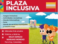 Llega una nueva edici&oacute;n de &ldquo;Plaza Inclusiva&rdquo;