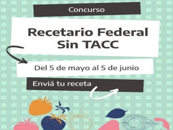 Convocatoria para el concurso "Recetario Federal sin TACC"