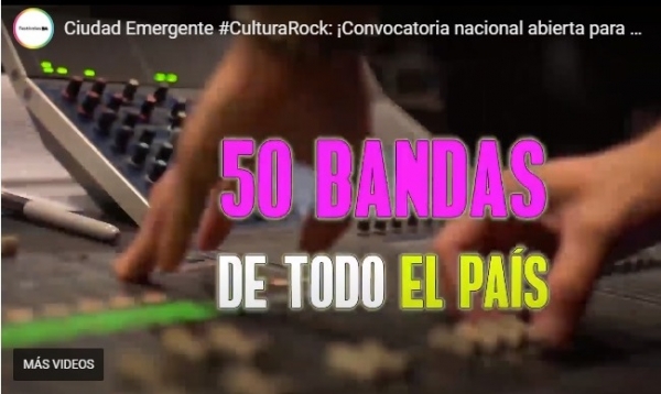Convocan a bandas de rock y solistas de todo el pa&iacute;s
