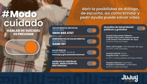 Modo Cuidado: hablar de suicidio es prevenir
