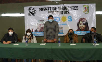 Candidatos peronistas realizaron un encuentro de trabajadores