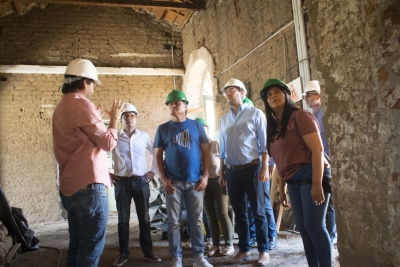 Ediles capitalinos recorrieron la obra de refacci&oacute;n del Cabildo