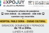 El transporte de pasajeros llegar&aacute; a la &ldquo;EXPOJUY&rdquo;