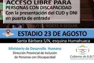 Elecci&oacute;n Nacional: Acceso gratuito a Personas con Discapacidad