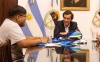 Deportes Electr&oacute;nicos. Sadir recibi&oacute; al representante juje&ntilde;o