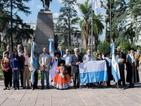 Concejales realizaron homenaje a la bandera