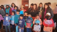 Estudiantes de regi&oacute;n I de La Quiaca recibieron kits escolares