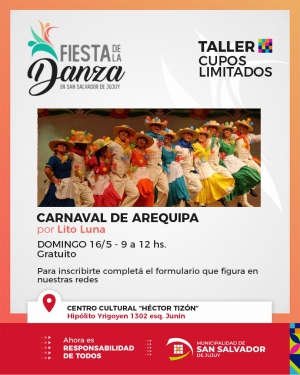 Como inscribirse en los talleres de Danza?