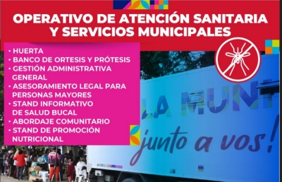 Dengue:Operativos sanitarios y de servicios municipales