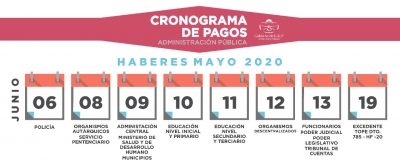 Jujuy: Este s&aacute;bado inicia el pago a los estatales