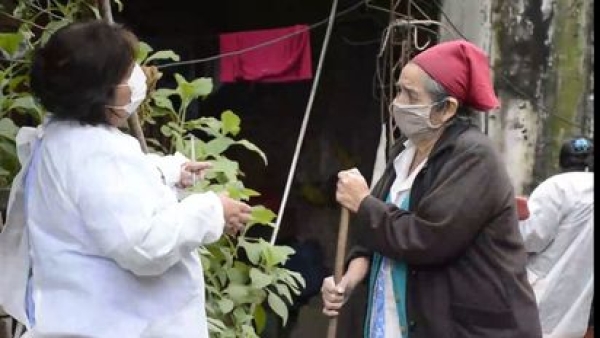 Doble jornada de operativo sanitario por dengue en Caimancito