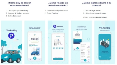 Rige el nuevo sistema de estacionamiento mediante una app