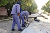 Pavimentan Los Perales con el programa de Obras Mixtas