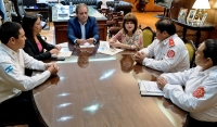 Bernis recibi&oacute; la visita de dirigentes de la Asociaci&oacute;n de Bomberos Voluntarios de Palpal&aacute;