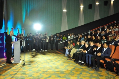 El intendente Jorge, presente en la apertura del 9&deg; Festival de Cine de las Alturas