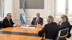 El gobierno recibi&oacute; al grupo que se har&aacute; cargo de las se&ntilde;ales de Fox Sports