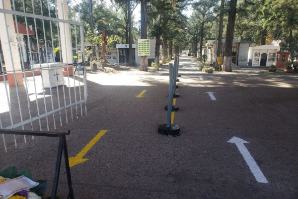 Habilitan cementerios para el r&eacute;gimen de visitas