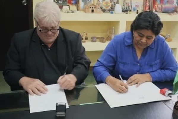 Firma de Convenio entre naci&oacute;n y provincia para formalizar medidas contra la Trata