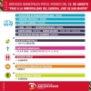 Servicios municipales por el feriado nacional del d&iacute;a 15 de agosto
