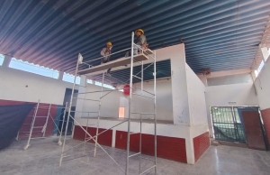 Avanza la refacci&oacute;n integral de la Escuela N&ordm; 224