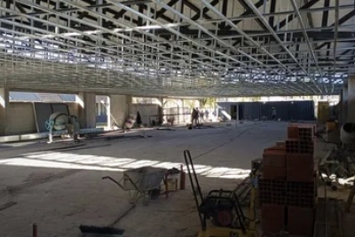 Obras para nueva guardia en el hospital Snopek
