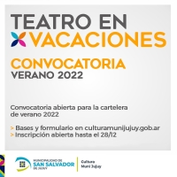 Teatro en vacaciones