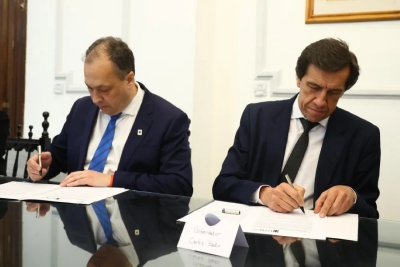 Convenio marco. Sadir recibi&oacute; al decano de la UTN