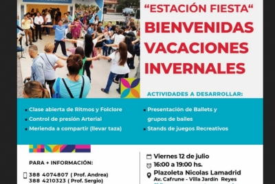 Estaci&oacute;n Fiesta: &ldquo;Bienvenidas vacaciones de invierno&rdquo;