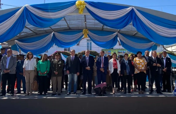 Morales particip&oacute; del acto en honor a Jos&eacute; de San Martin