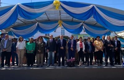 Morales particip&oacute; del acto en honor a Jos&eacute; de San Martin