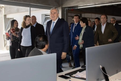 Morales inaugur&oacute; el nuevo edificio del ministerio de Planificaci&oacute;n Estrat&eacute;gica y Modernizaci&oacute;n en Ciudad Cultural