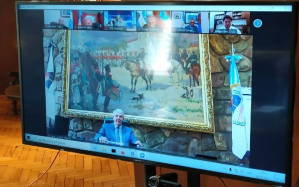 Haquim particip&oacute; de reuni&oacute;n con embajador argentino en Estados Unidos