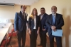 Jujuy: Cynthia Hotton en reuni&oacute;n de trabajo con Carlos Sadir, Normando &Aacute;lvarez Garc&iacute;a y Daniel Guti&eacute;rrez