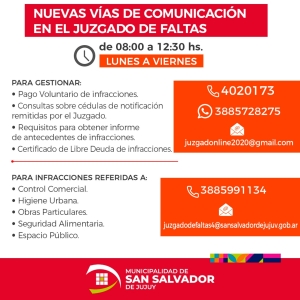 Nuevas v&iacute;as de comunicaci&oacute;n en el Juzgado de Faltas